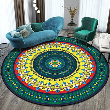 Round Bedroom and Living Room Rug - Casatrail.com
